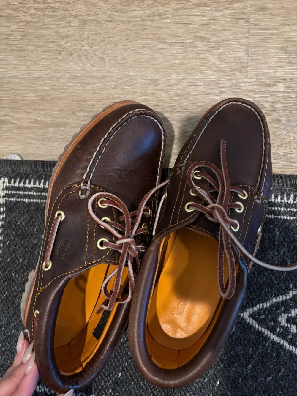 Timberland Noreen Woman’s Classic Brown Leather Boat Shoes